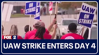 UAW strike enters day 4