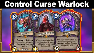 Best Warlock Deck At The Moment! Curse Control Warlock | Voyage to the Sunken City | Hearthstone