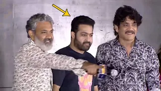 Jr NTR Simple & Superb Entry @ Brahmastra Movie Press Meet | Wall Post