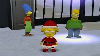 A Happy Christmas In Springfield - The Simpsons Hit And Run Mod Gameplay