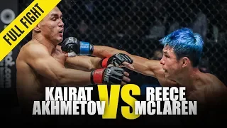 Kairat Akhmetov vs. Reece McLaren | ONE Full Fight | March 2019