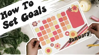 How To Use Your Bullet Journal To Set & Accomplish Goals | January Planner 2020