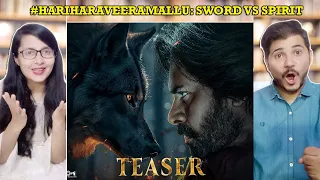 Couple Reaction on #HariHaraVeeraMallu Part 1: Sword vs Spirit - Teaser | Pawan Kalyan