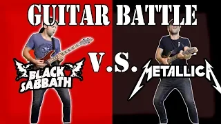 Metallica VS Black Sabbath //  Guitar Riff Battle