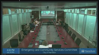 Emergency & Community Services Committee Meeting - June 16, 2022