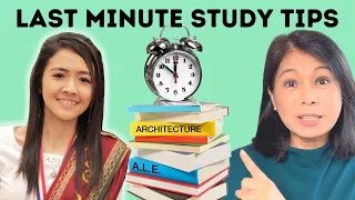 Last Minute Study Tips | Architect Board Exam / ALE