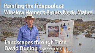 Painting the Tidepools at Winslow Homer’s Prouts Neck, Maine