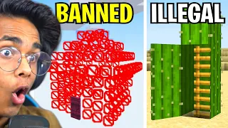 Illegal Minecraft Houses! (MUST TRY)