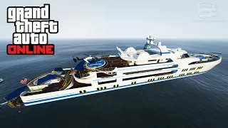 GTA Online - Yacht Gameplay and Tour [Executives and Other Criminals DLC]