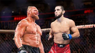 Islam Makhachev vs Brock Lesnar Match UFC FIGHTS