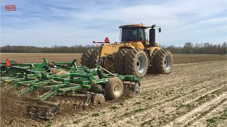 CHALLENGER MT965E Tractor Working on Spring Tillage