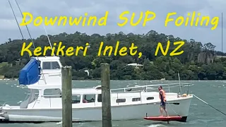 Downwinding Kerikeri River on the Axis 7’6 x 21” @ 110L and 1300 PNG