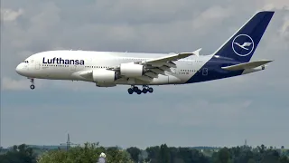 [4K] Summer Spotting Day at Munich Airport | B777, B787, A340, A380 & More