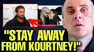 Travis Barker Warns Scott Disick To Stay Away From Kourtney After A Covid Scare