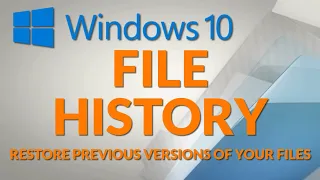 Backup your Windows 10 Files Automatically (restore previous versions)
