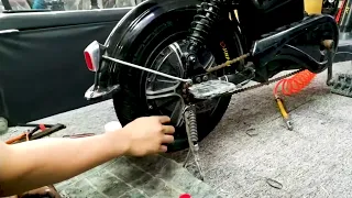 Repair your flat or punctured tire in 2 minutes Vacuum tire sealant #electricbike #ebike