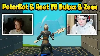PeterBot & Reet VS Dukez & Zenn in 3v3 Zone Wars