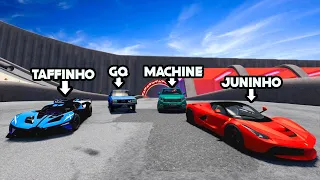 CARROS CAROS VS CARROS BARATOS COM MEU AMIGOS! BeamNG.drive MULTIPLAYER