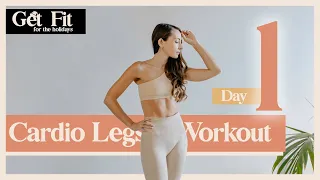 DAY 1: FAT-BURNING LEG AT HOME WORKOUT (Get Fit for The Holidays Challenge)