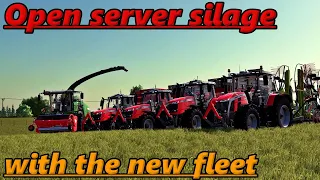 #fs22 silage time on the open server (pc) #farming