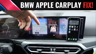 BMW Apple Carplay NOT Working? EASY FIX! (iDRIVE 8 - 2022+)