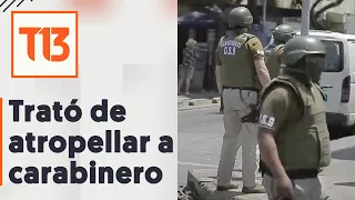 Prisión preventiva para venezolano indocumentado que intentó atropellar a carabinero en Maipú
