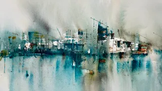 Atmospheric Semi Abstract Watercolour