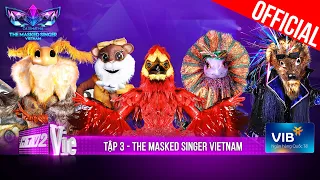 The Masked Singer Vietnam - Ca Sĩ Mặt Nạ - Tập 3: Trấn Thành, Hari "lật mặt" giọng ca phi giới tính