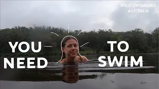 EARLY MORNING WILD SWIM IN THE RAIN - Nothing feels this good! Kangaroo valley Australia