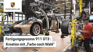 Blick hinter die Kulissen: Die Fertigung eines 911 GT3