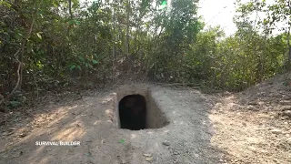 13 $$$ 2 Man Digs a Hole in a Mountain Build Amazing Apartment Underground