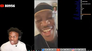 ISHOWSPEED FACETIMES KSI