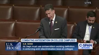 Congressman Kustoff Speaks in Favor of the Antisemitism Awareness Act