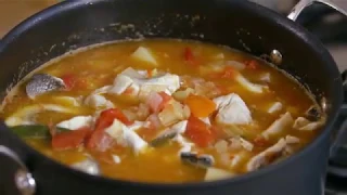 How to make a Greek Fish Stew with Jamie Oliver's Tefal Hard Anodised Cookware