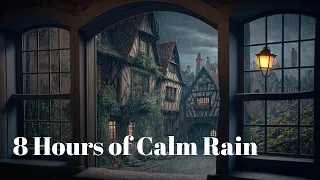8 Hours of Relaxing Rain | Medieval Ambience, Fall Asleep Fast