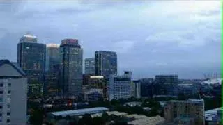 Canary Wharf Night time time lapse
