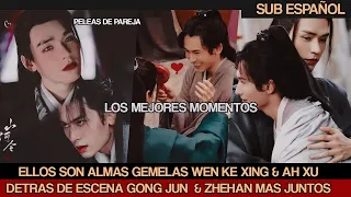 SUB ESP ELLOS SON ALMAS GEMELAS #wenkexing & #zhuozishu DETRAS DE ESCENA #zhangzhehan #gongjun