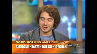 Josh Groban Interview GMA May 2008 about Awake Live DVD