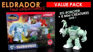 Schleich ® Eldrador ® Mini Creatures - Value Pack - Eis Roboter + 8 Minis & was ich damit tun werde