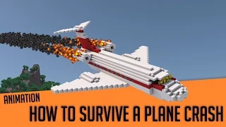 How To Survive a Plane Crash - Minecraft Animation