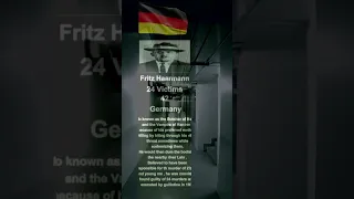 Number (42) on Top List (Serial Killers) around the world | Fritz Haarmann | From Germany