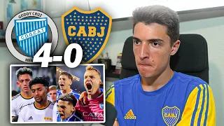 GODOY CRUZ 4 - BOCA 0 - REACCION PICANTE Hincha de Boca - LPF Fecha 21- Toto Bordieri