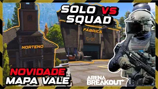 ATUALIZAÇÃO | Descubrindo NOVO MAPA VALE jogando SOLO | #ArenaBreakout #GoldenLionsLegion