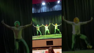 First Time Bhangra on stage