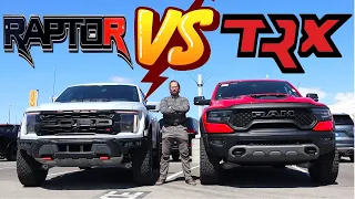 2024 Ford Raptor R vs 2024 Ram TRX: Let's Settle This Once And For All!