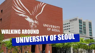 Walking around University of Seoul Прогулка в Университете Сеула