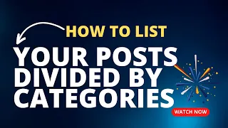 How to List Your Posts Divided by Categories Using ACPT Plugin and Bricks Page Builder