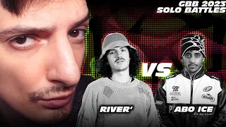 INKIE Reaction: RIVER' 🇫🇷 🇨🇴 vs ABO ICE 🇸🇦 | GBB23: Solo Semi Final