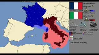 Italy vs France  (with Army Sizes)
