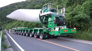 串間風力発電所　建設工事（2019年7月2日九電ニュース特集）